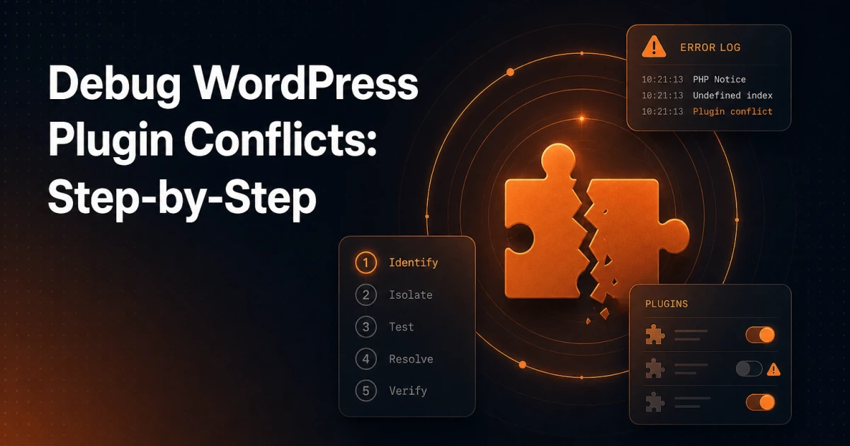 How to Debug WordPress Plugin Conflicts (Step-by-Step)