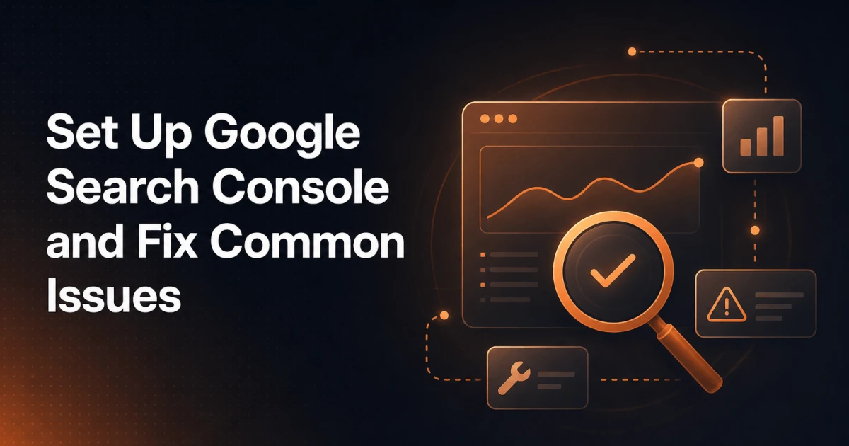 How to Set Up Google Search Console and Fix Common Issues