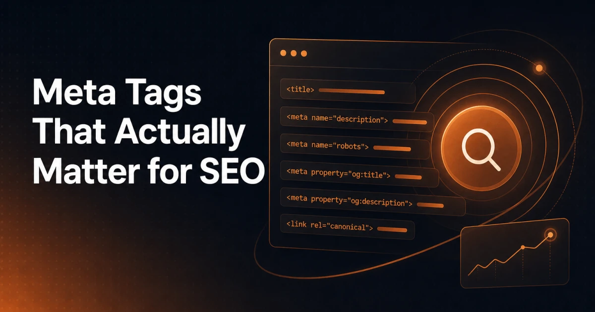 Meta Tags That Actually Matter for SEO in 2026