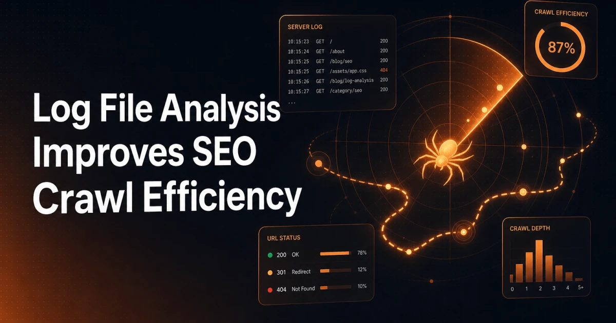 Optimization of crawl efficiency: How log file analysis improves your SEO