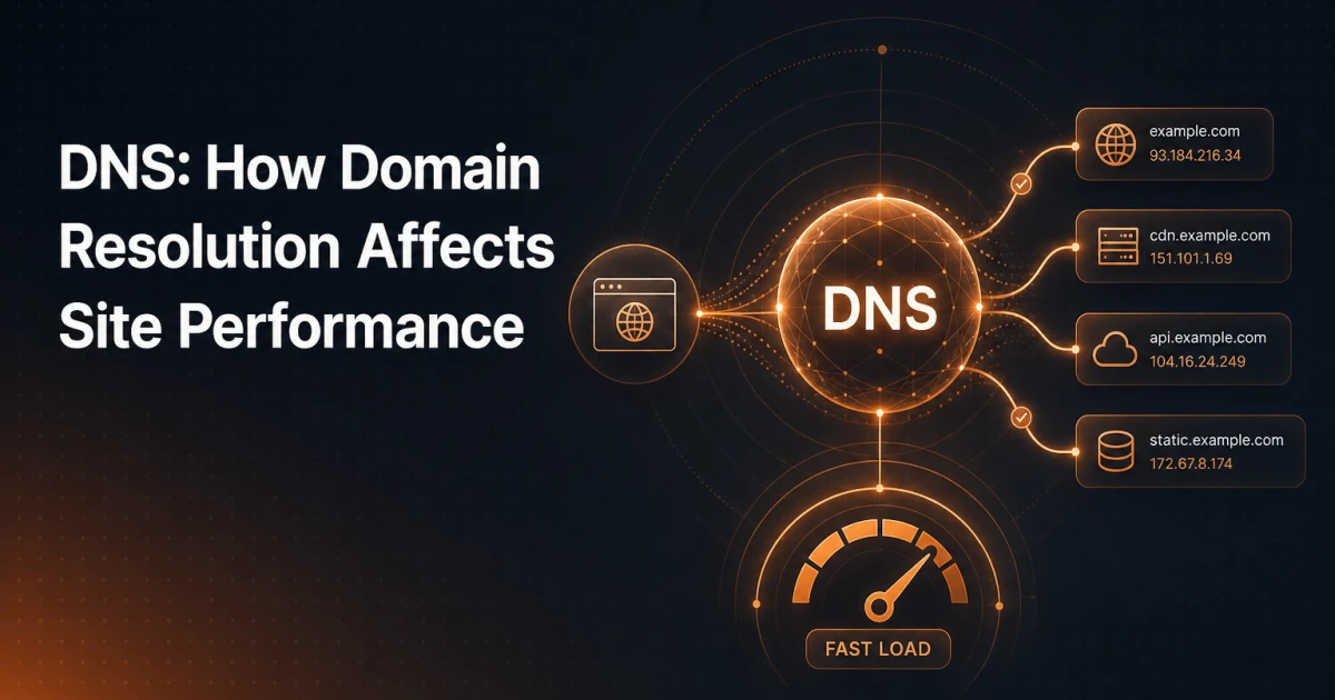 Understanding DNS: How Domain Resolution Affects Your Site's Performance