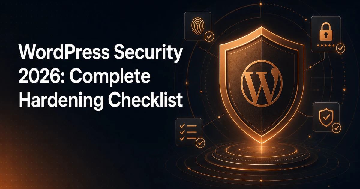 WordPress Security in 2026: The Complete Hardening Checklist
